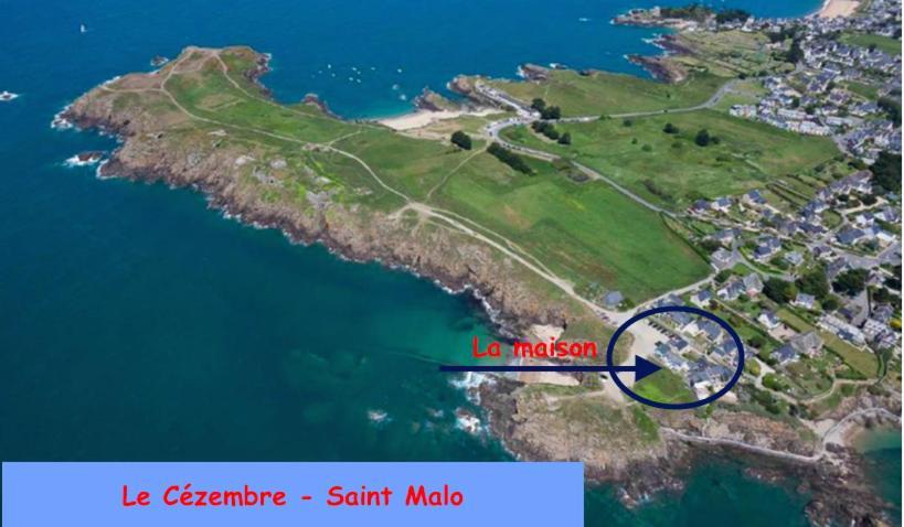 Вилла Le Cezembre - Vue 180 Baie St Malo Сен-Мало Экстерьер фото